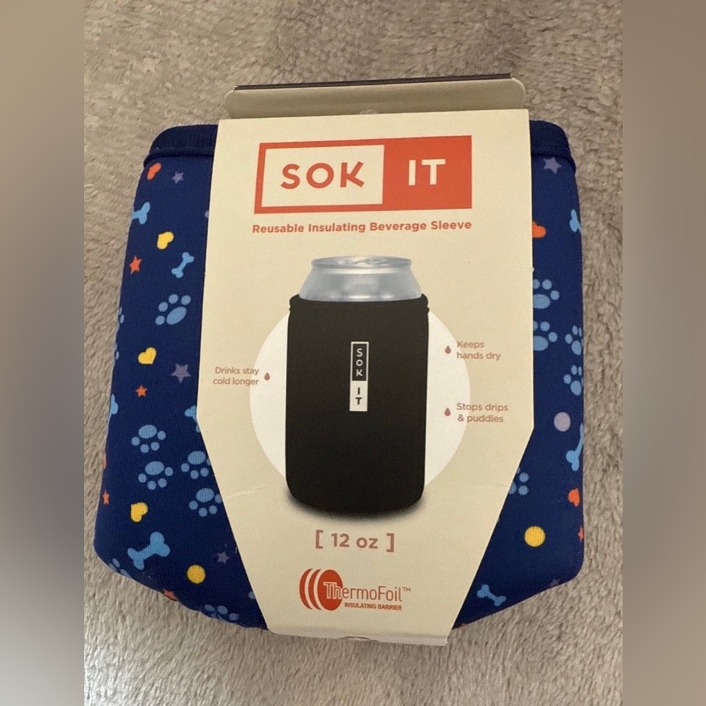 Sok-It: HotSok - Paws & Bones can sleeve